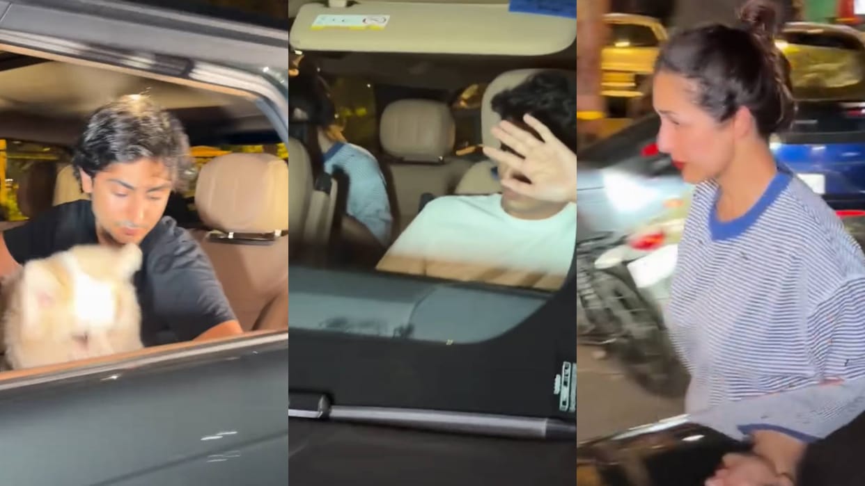 Malaika Arora Spotted with Son Arhaan Khan and her rumoured partner Harsh Mehta video Viral