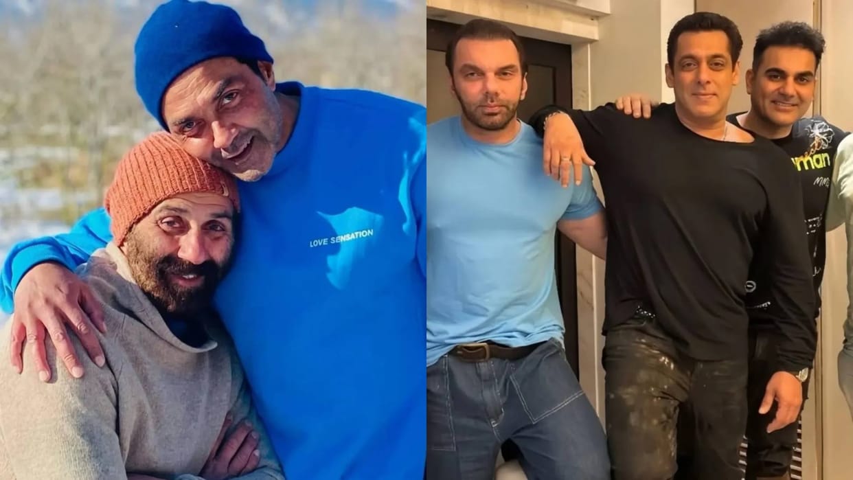 International Brothers Day 2026: Sunny bobby deol to Salman Arbaaz Sohail Khan Bollywood Most Famous Brothers