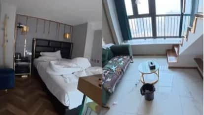 china hotel rooms in thousand rupees vlogger shows amenitis video goes viral