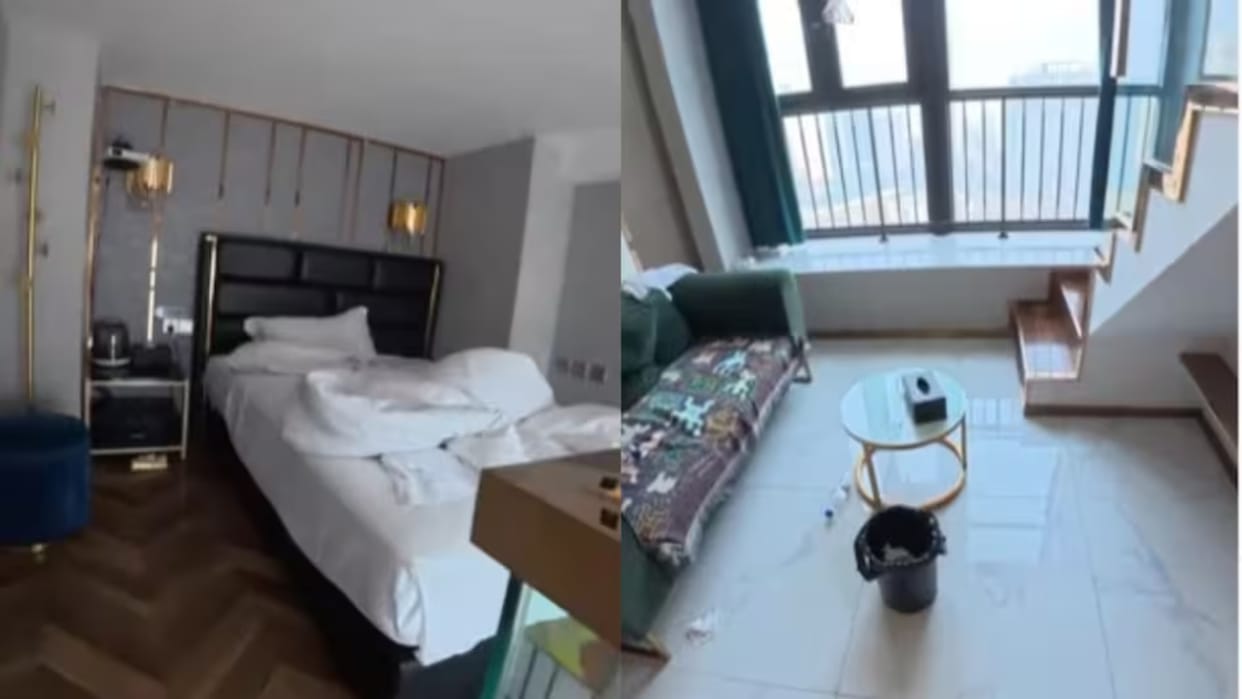 china hotel rooms in thousand rupees vlogger shows amenitis video goes viral