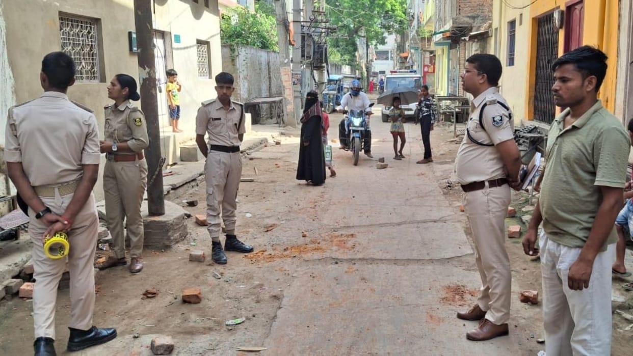 Power went out and  neighborhood became a battlefield Bricks rained down from rooftops chhapra Bihar