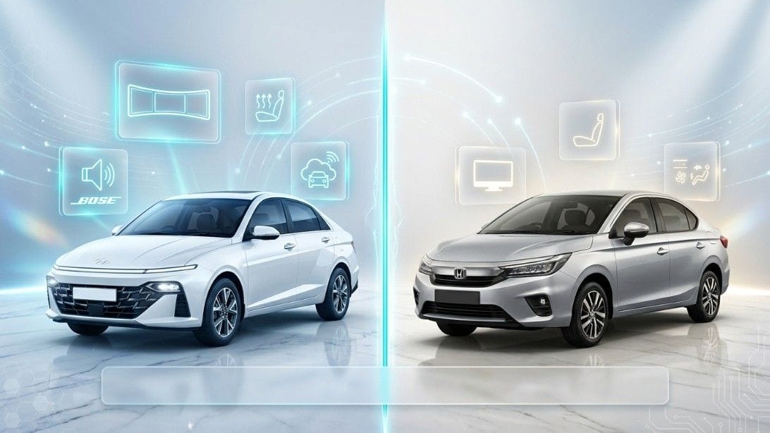 Honda City Facelift vs Hyundai Verna: Which Premium Sedan Offers Better Features