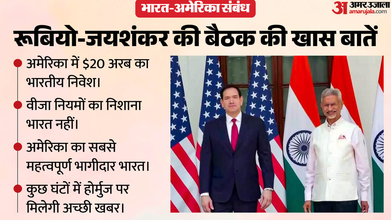India us relation marco rubio jaishankar meeting h1b visa west asia crisis main points