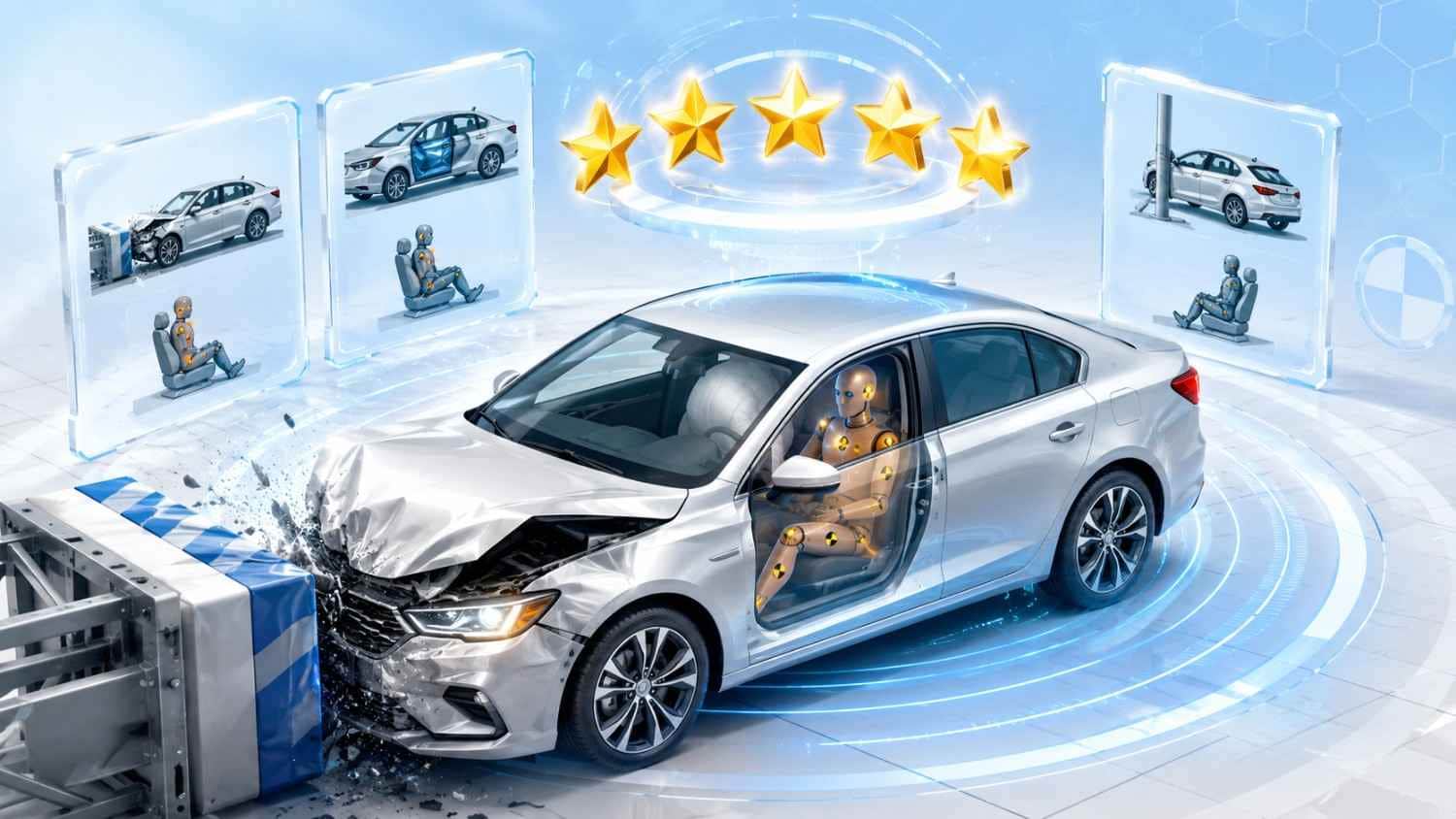 How Cars Get 5-Star Safety Rating: Crash Tests, ADAS, Here Need Know