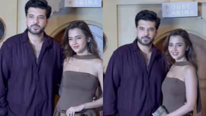Tejasswi prakash And Karan Kundrra Spotted together After Engagement on Reality show Fans showered love