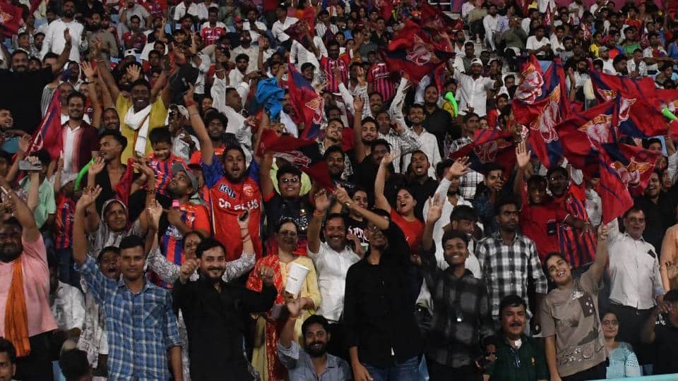 Defeated by Heat Cricket Fans Turn Out in Half Numbers for Punjab Kings vs. Lucknow Super Giants Clash