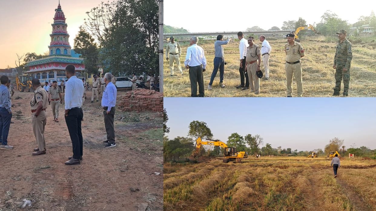 Agitator arrested for using bulldozer to free Tandula river from encroachment in Balod