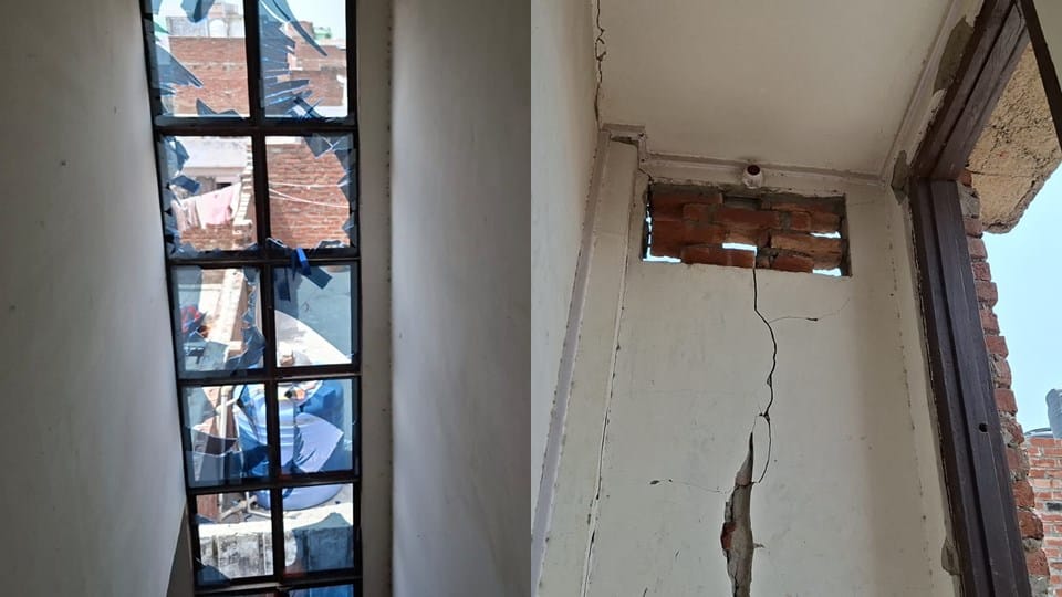 Cylinder Explodes Due to Heat in Moradabad Fragments Land Up to 100 Meters Away
