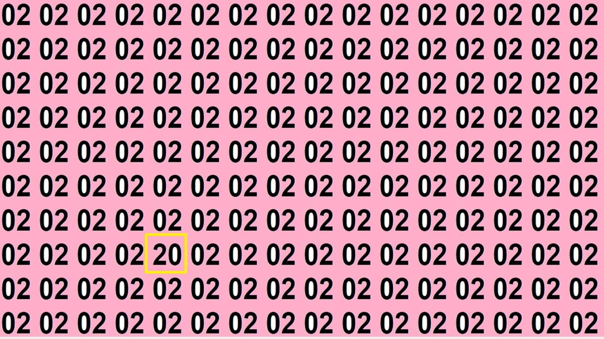 Optical Illusion IQ Test Brain Test Can You Spot 20 in 25 Seconds