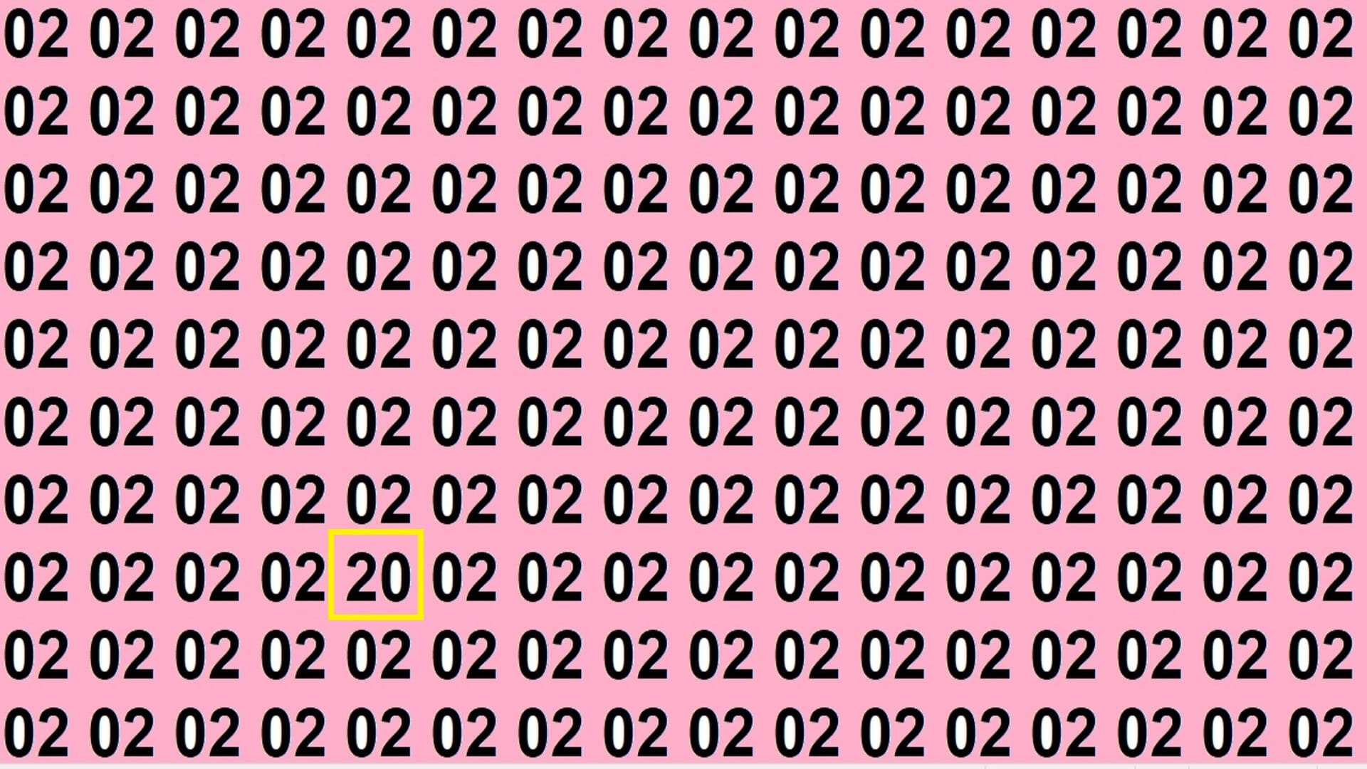 Optical Illusion IQ Test Brain Test Can You Spot 20 in 25 Seconds