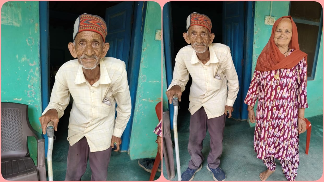 Himachal At the Age of 97 With a Youthful Spirit Parasram Enters the Electoral Fray