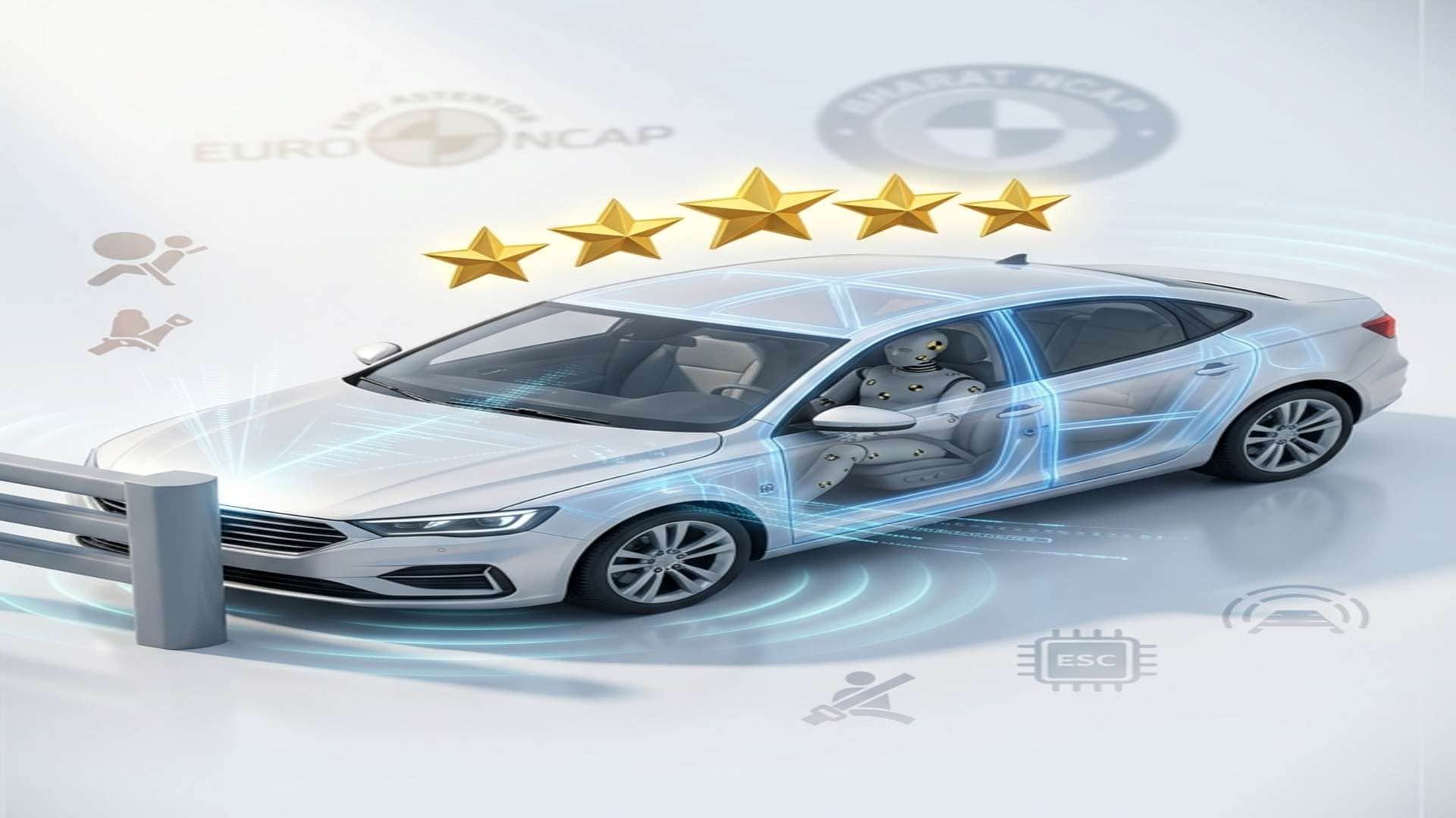 How Cars Get 5-Star Safety Rating: Crash Tests, ADAS, Here Need Know