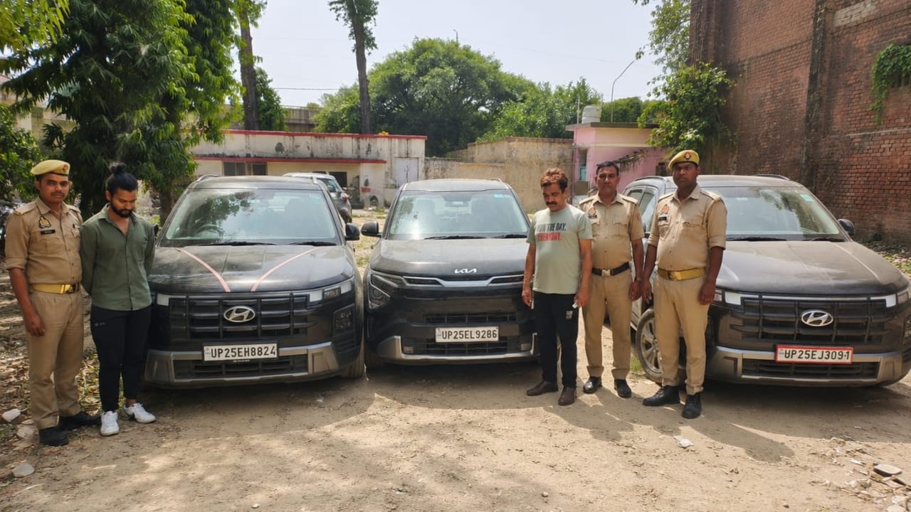 पुलिस की गिरफ्त में आरोपी पिता-पुत्र