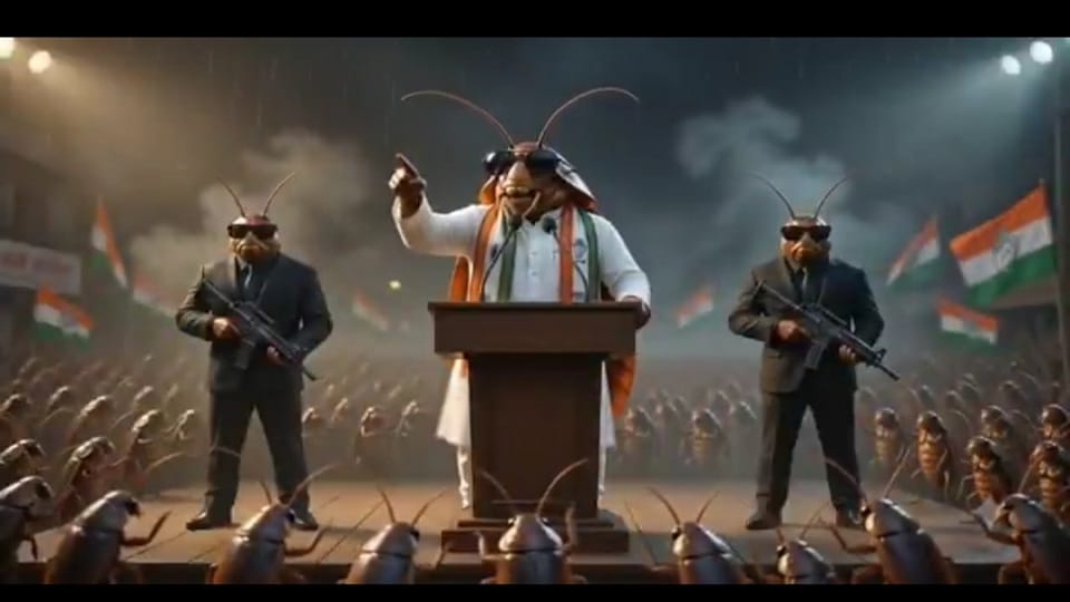 Memes featuring Cockroach Janata Party go viral on social media