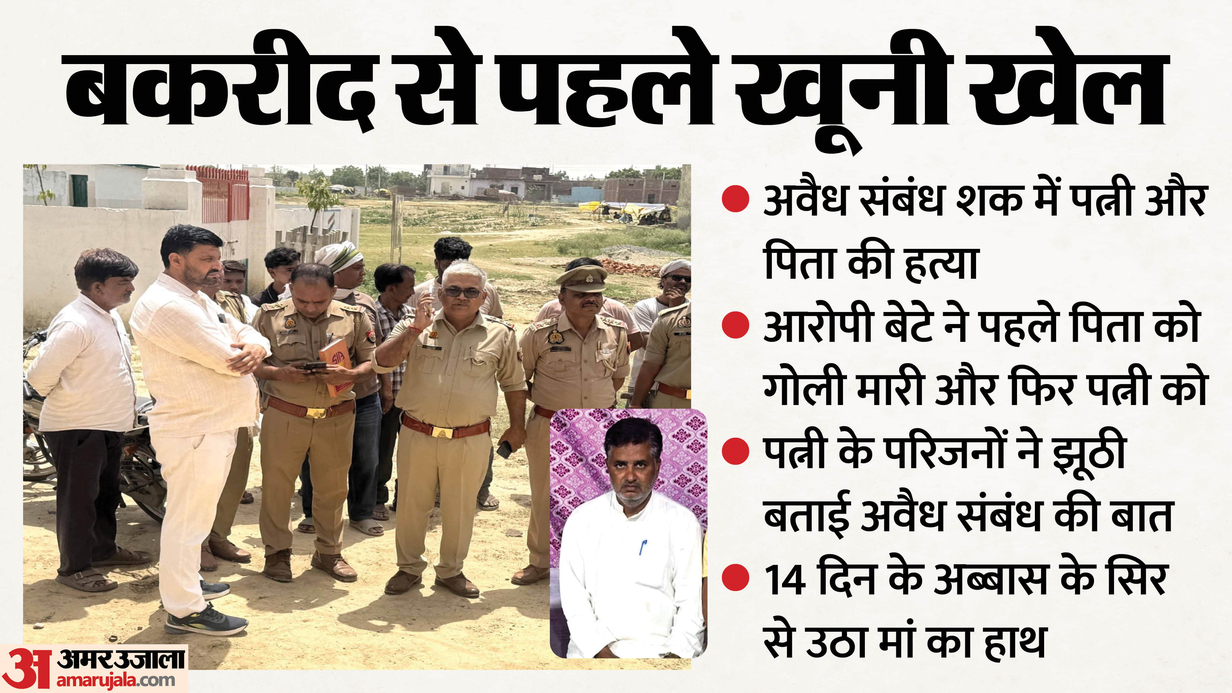 Bulandshahr Double Murder Case: Son Kills Father and Wife Over Suspected Affair Before Bakrid