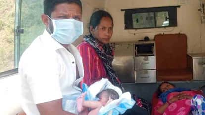Chamoli News Pregnant woman delivery with the help of pharmacist and driver she was safely transported in 108