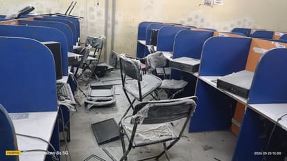 SSC GD Exam: Uproar over not being able to take SSC GD exam, vandalism at exam centre, road blockade