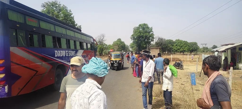 A conductor dies a painful death after being crushed under a bus, the driver fled the scene.
