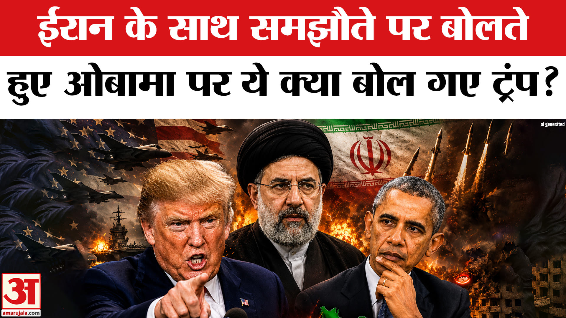 Iran-US Conflict : डोनाल्ट ट्रंप ने बराक ओबामा पर तंज, ईरान को लेकर कहा कुछ ऐसा...