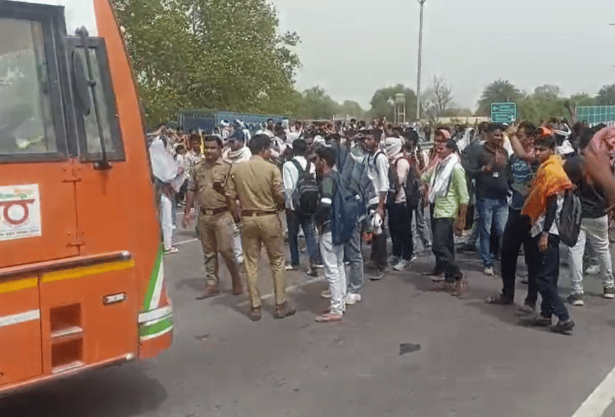 Uproar at SSC GD Exam Centre Over Alleged Early Distribution of Question Paper