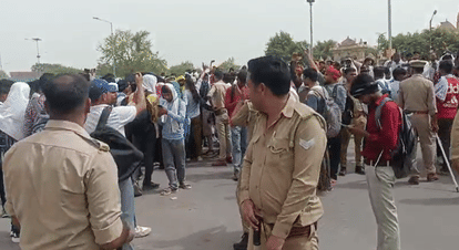 Uproar at SSC GD Exam Centre Over Alleged Early Distribution of Question Paper
