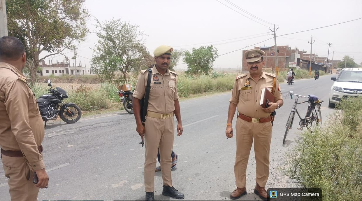 Cyclist Critically Injured After Speeding Car Hits Him in Auraiya