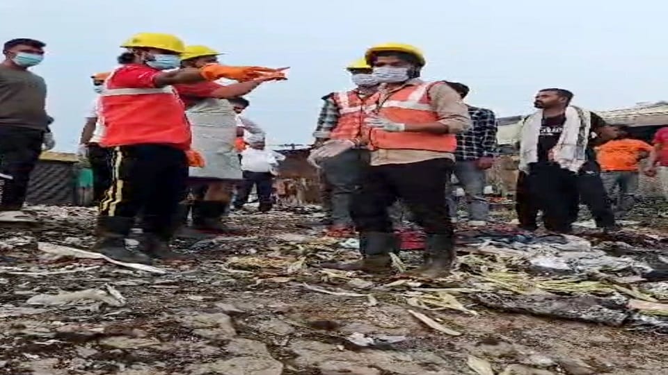 Youth came out to clean the Karban river