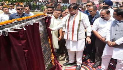 didi library inauguration by cm dhami development projects youth facilities