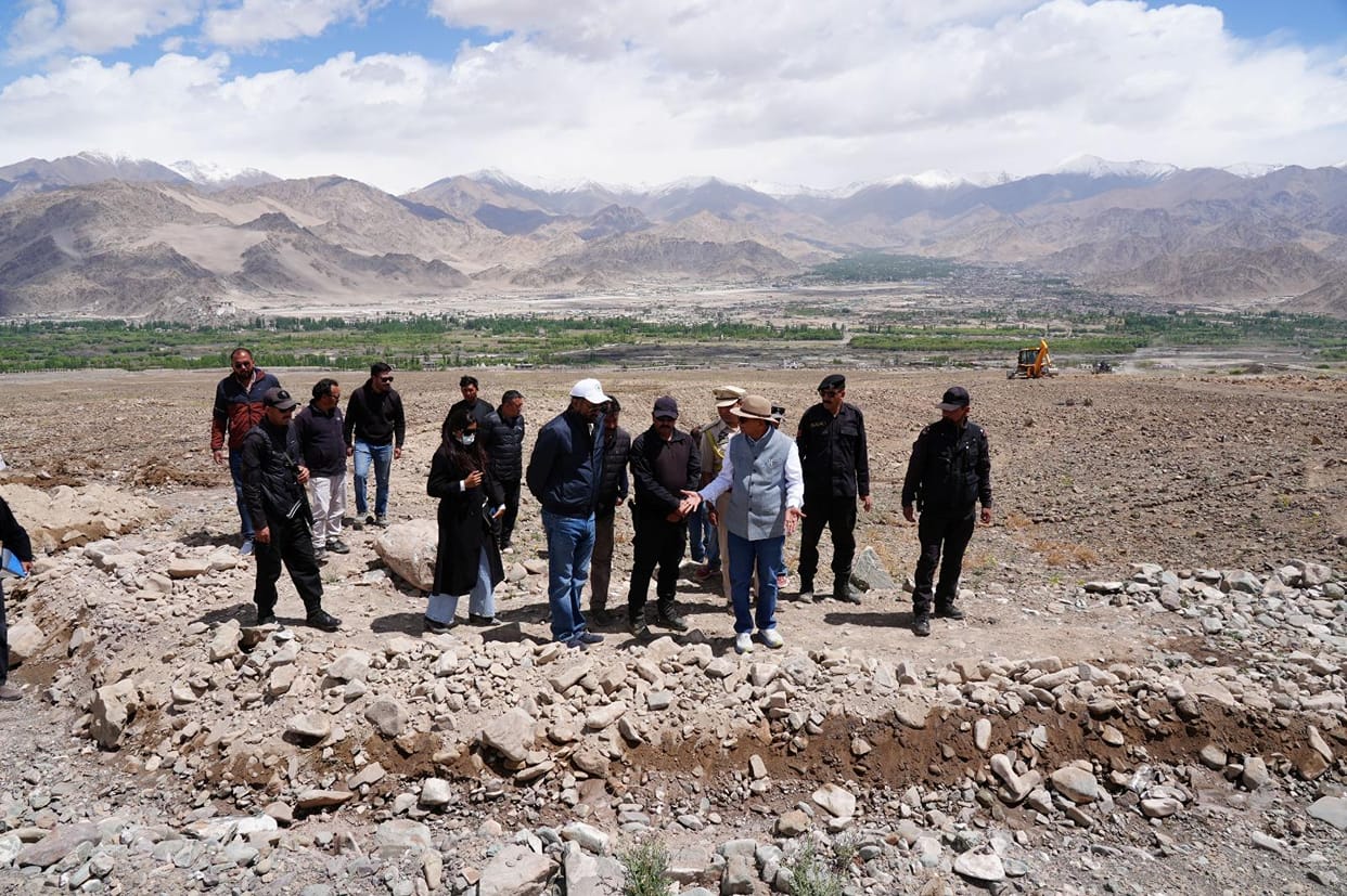 In Ladakh, Lieutenant Governor VK Saxena launched an ecological restoration project near Spituk.