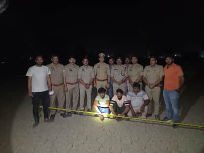 Police Encounter in Chaumuhan: 3 Criminals Injured, 6 Arrested in Interstate Cattle Theft Gang Bust
