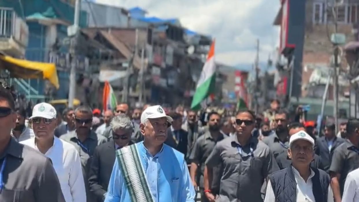 LG Manoj Sinha terms the anti-drug campaign a mass movement.