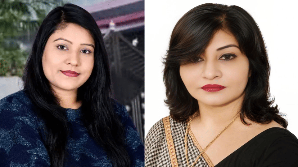 रेशू और श्वेता जैन।