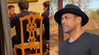 Maatrubhumi Star Salman Khan video having dinner at private gathering gone viral Fans Concerned for his safety