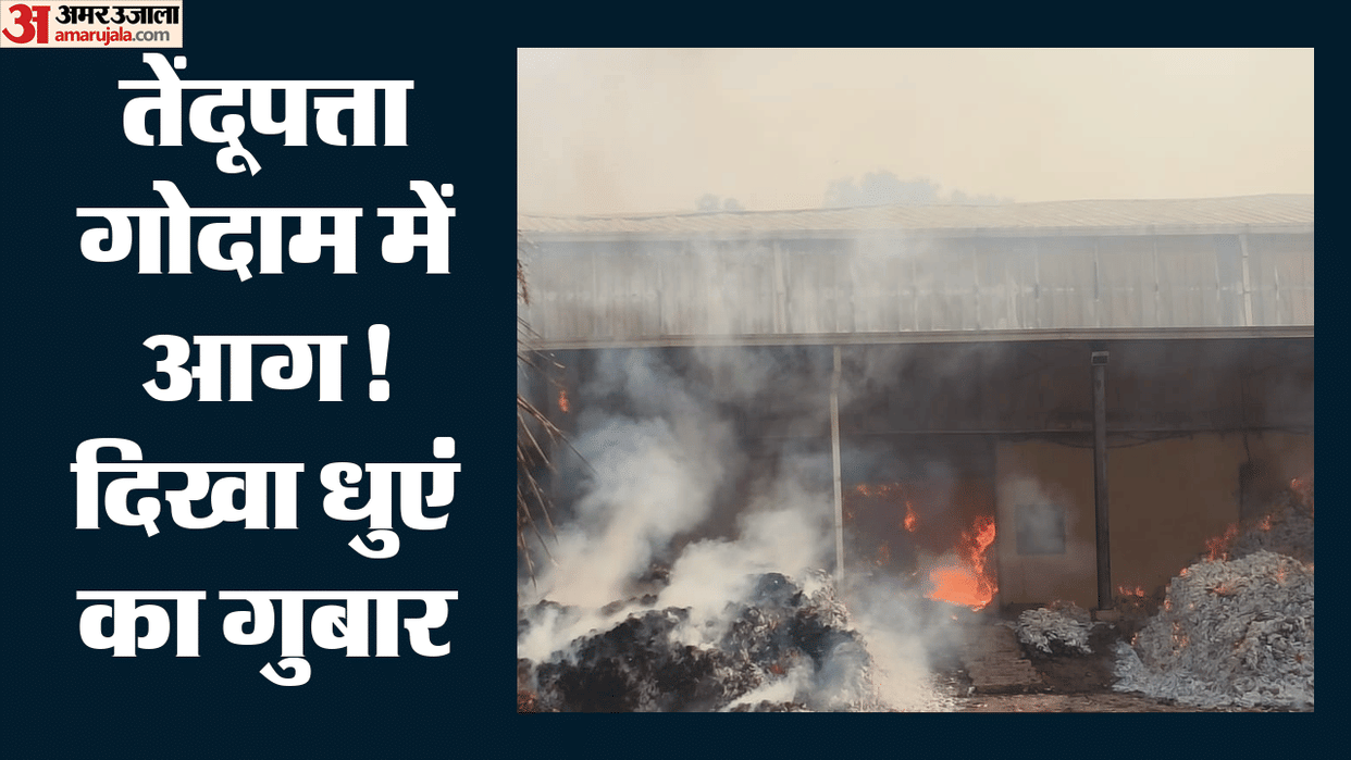 Massive Fire at Tendu Leaf Warehouse and 18000 Sacks Reduced to Ashes today