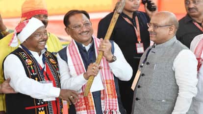 Speaking on Tribal Pride from Red Fort CM Sai said tribal community can teach world how to achieve development