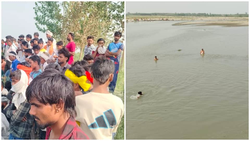 यमुना नदी में डूबे तीन युवक