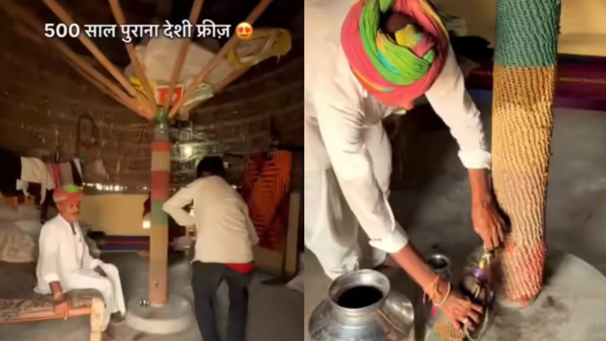 500 Year Old Traditional Fridge In Rajasthan Set Up In A Room Working Without Electricity