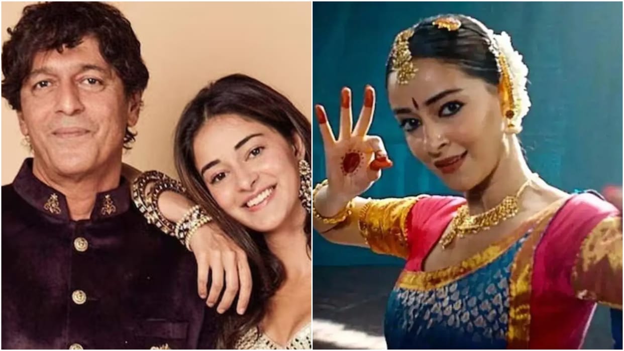 Father Chunky Pandey Supports Daughter Ananya Panday On Her Viral Bharatanatyam Clip From Chand Mera Dil
