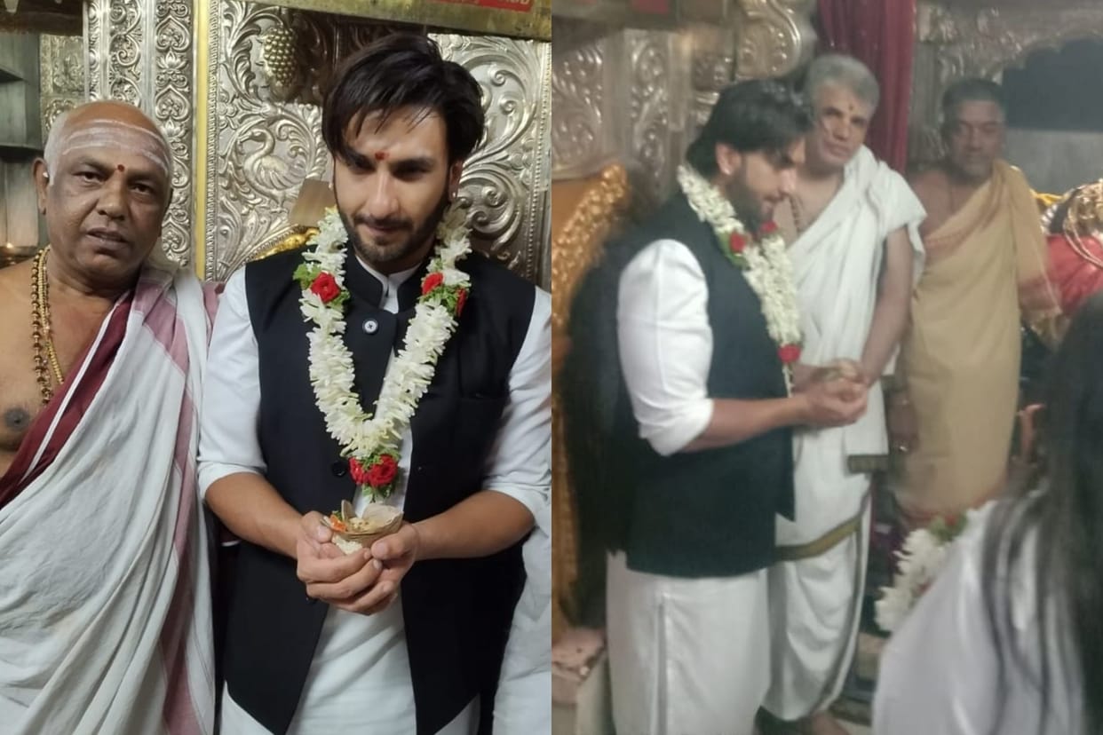 Banned Ranveer Singh offers prayers at Chamundeshwari Temple after courts order