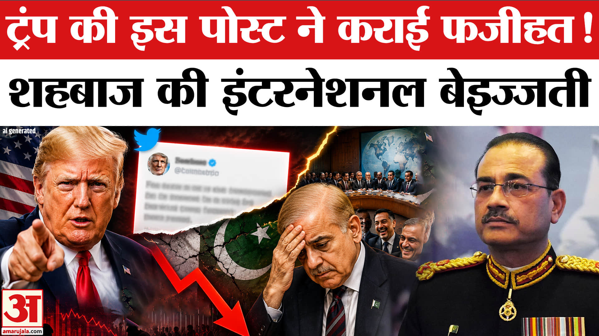 डोनाल्ड ट्रंप ने ऐसा क्या लिखा कि शाहबाज शरीफ की हो रही भयंकर किरकिरी!