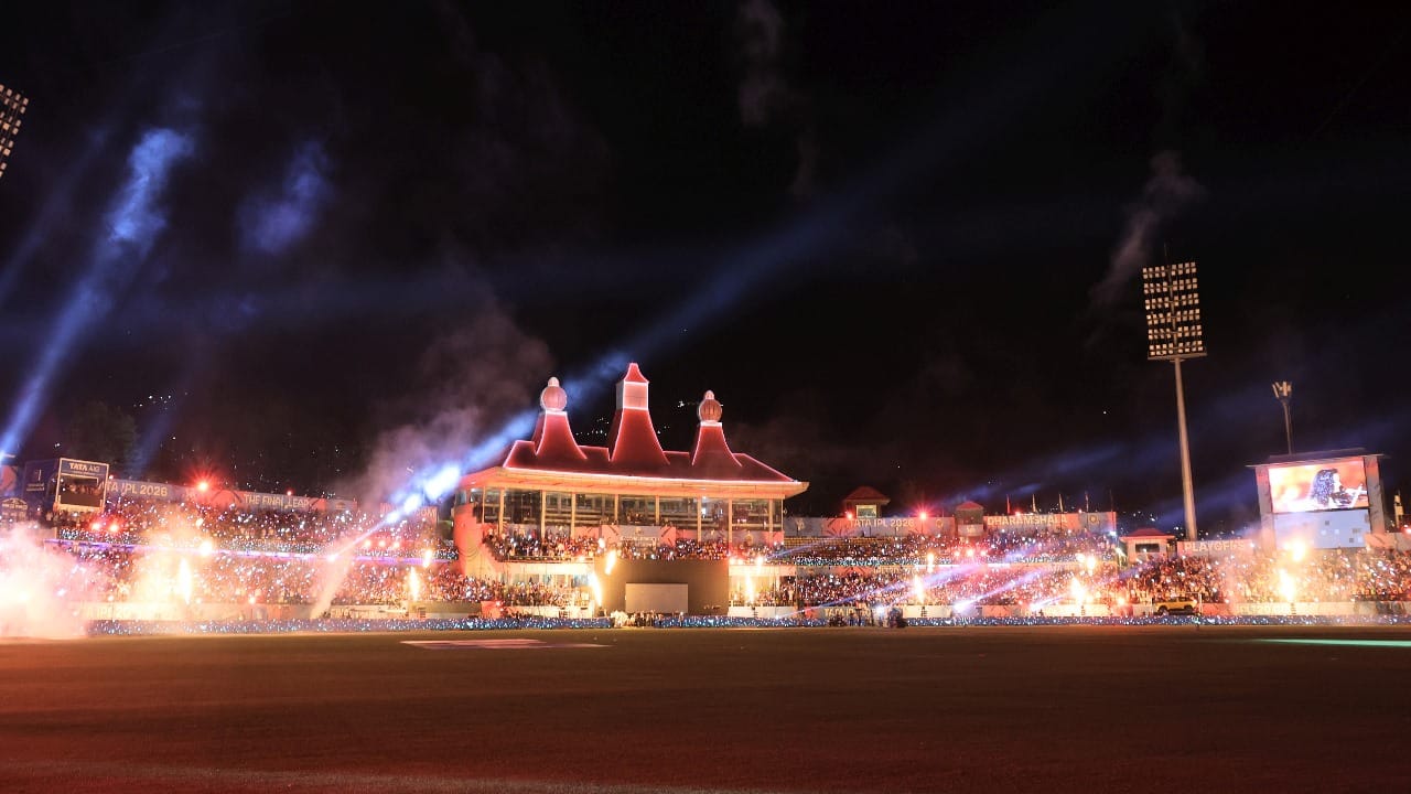 IPL Match:  RCB Piles Up a Mountain of Runs; World Witnesses the Magnificent Spectacle of the Dharamshala Stad