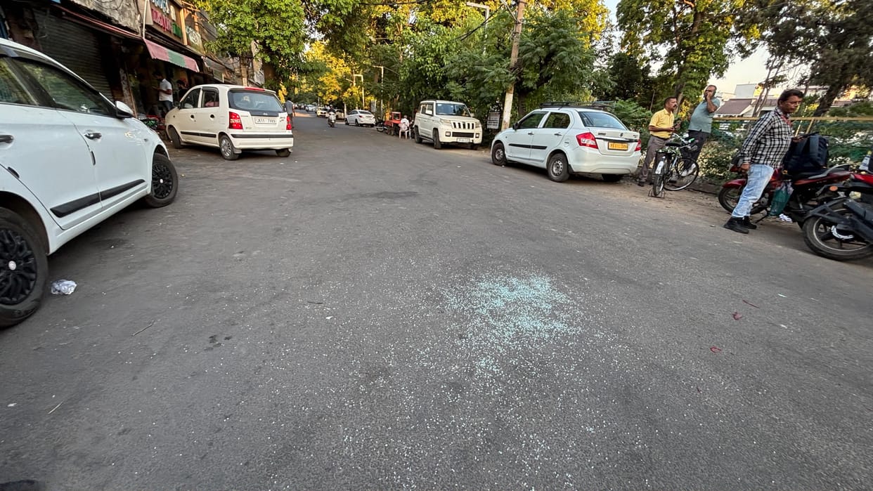 Encounter between police and suspects in Gandhi Nagar