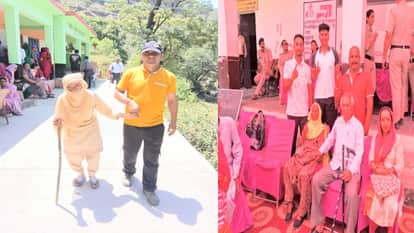 Himachal Panchayat Elections: Enthusiasm witnessed among voters, 115 year old woman casts her vote