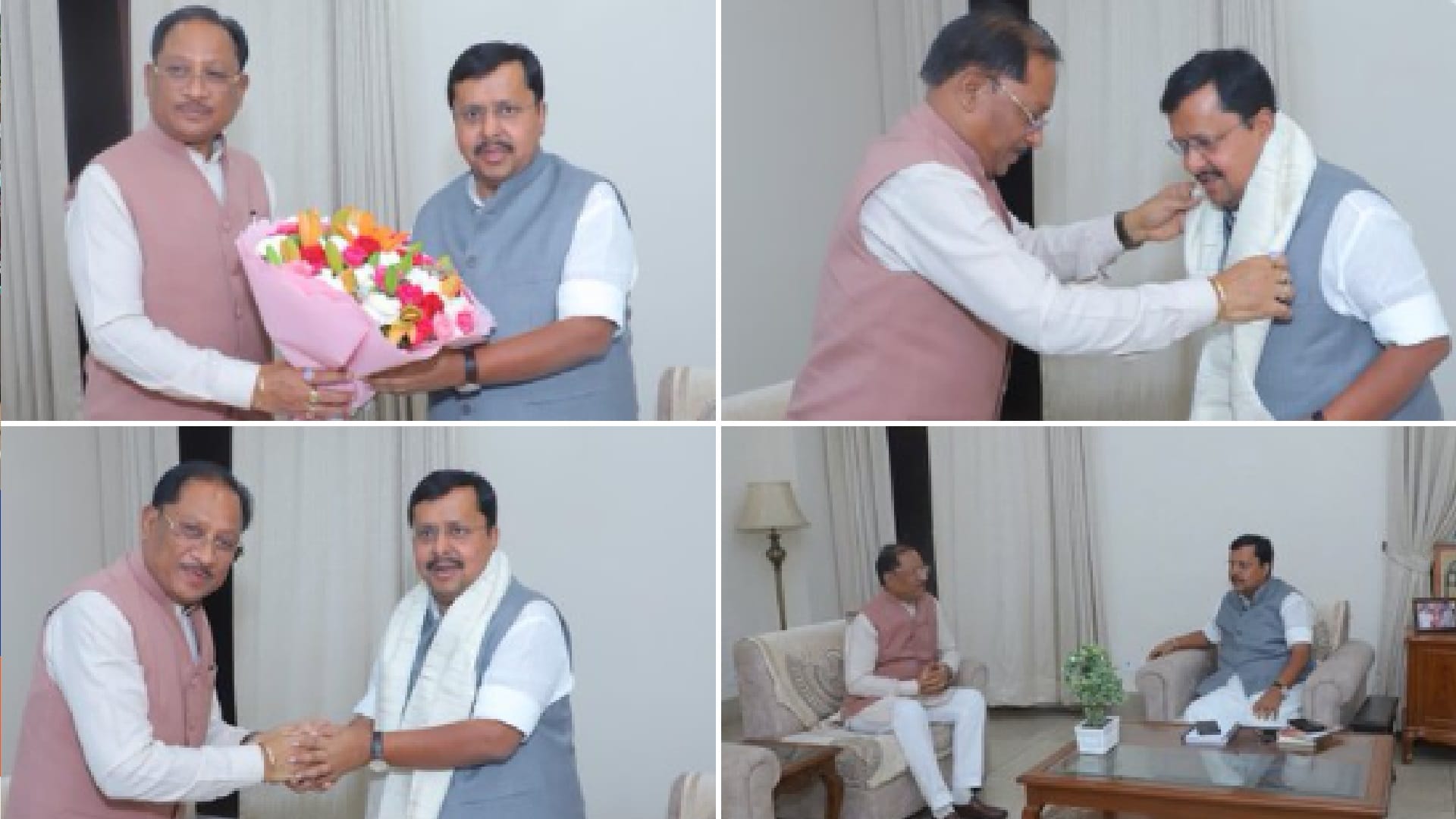 दिल्ली में भाजपा राष्ट्रीय अध्यक्ष नितिन नवीन से मिले सीएम विष्णुदेव साय