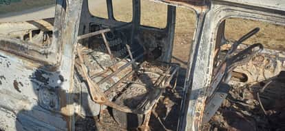 Saharanpur: Burnt Car Found Near Water Tank in Saharanpur, Police Suspect Major Crime
