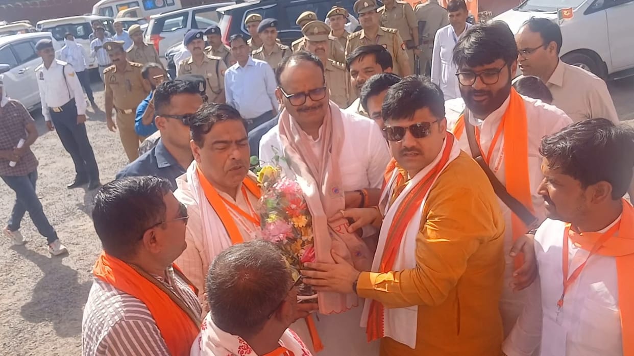 Deputy CM Brajesh Pathak Targets SP Highlights BJP’s Development Agenda
