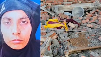 Newly Constructed Wall Collapses in Fierce Storm in Sitapur Woman Dies Husband and Three Children Injured