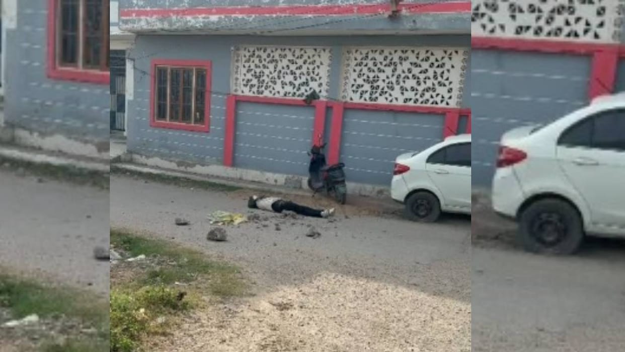 Lucknow: A sack full of debris fell on a young man's head, causing his head to explode.