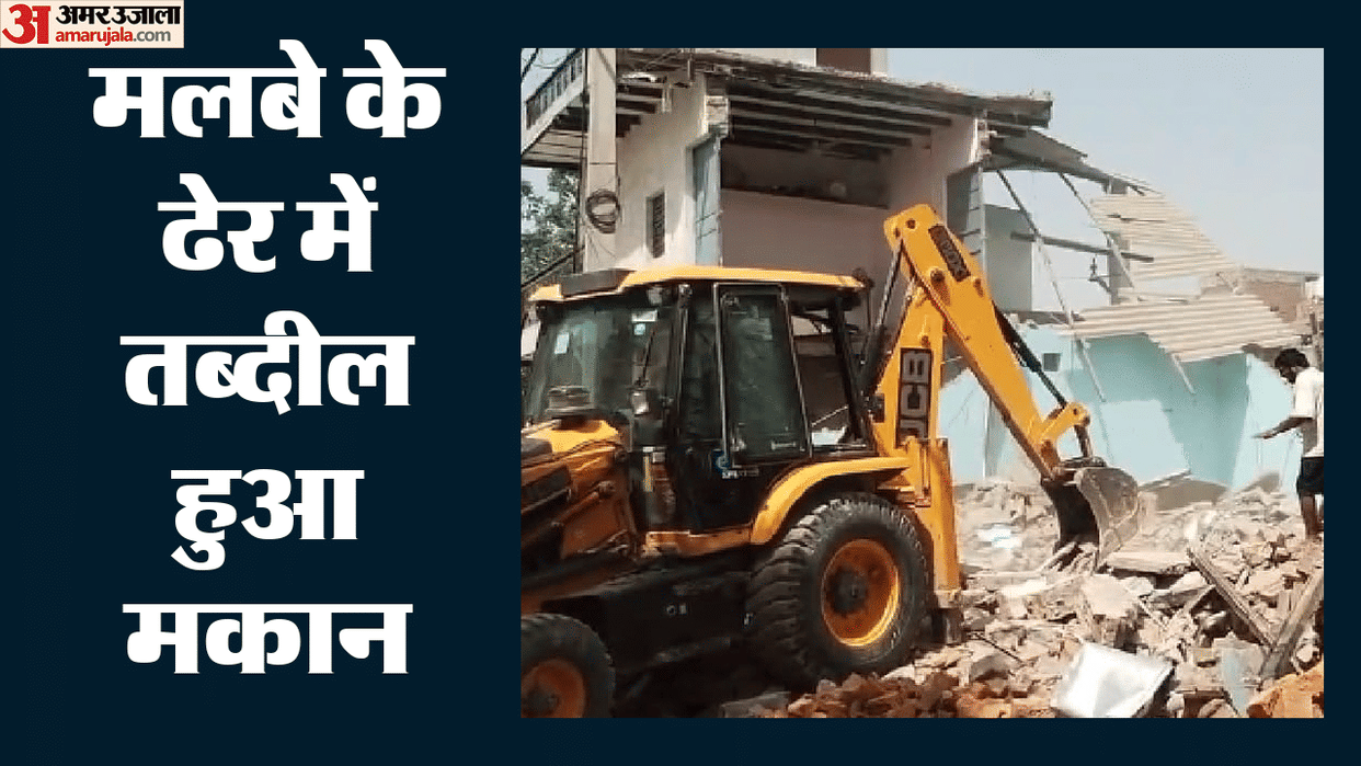 House collapsed while digging foundation of neighbor s plot in ghaziabad
