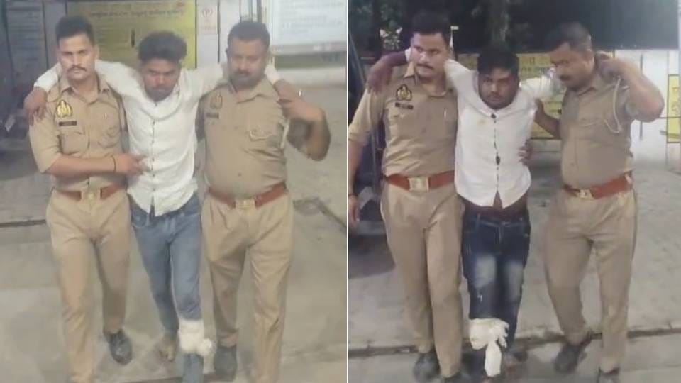 Four Criminals Arrested during Encounter with Two Injured in Gunfire in Sultanpur